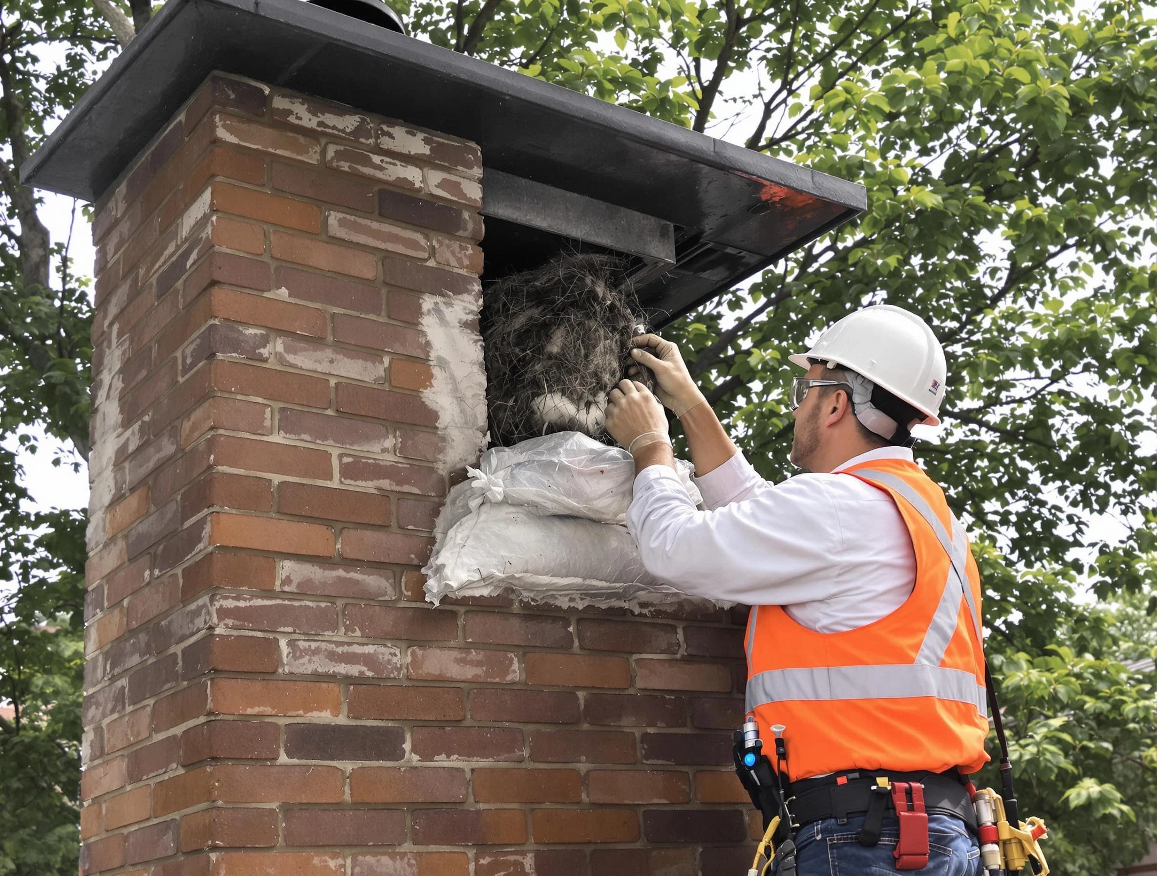 Humane removal of debris and animals by Peabody Chimney Sweep in Peabody, MA