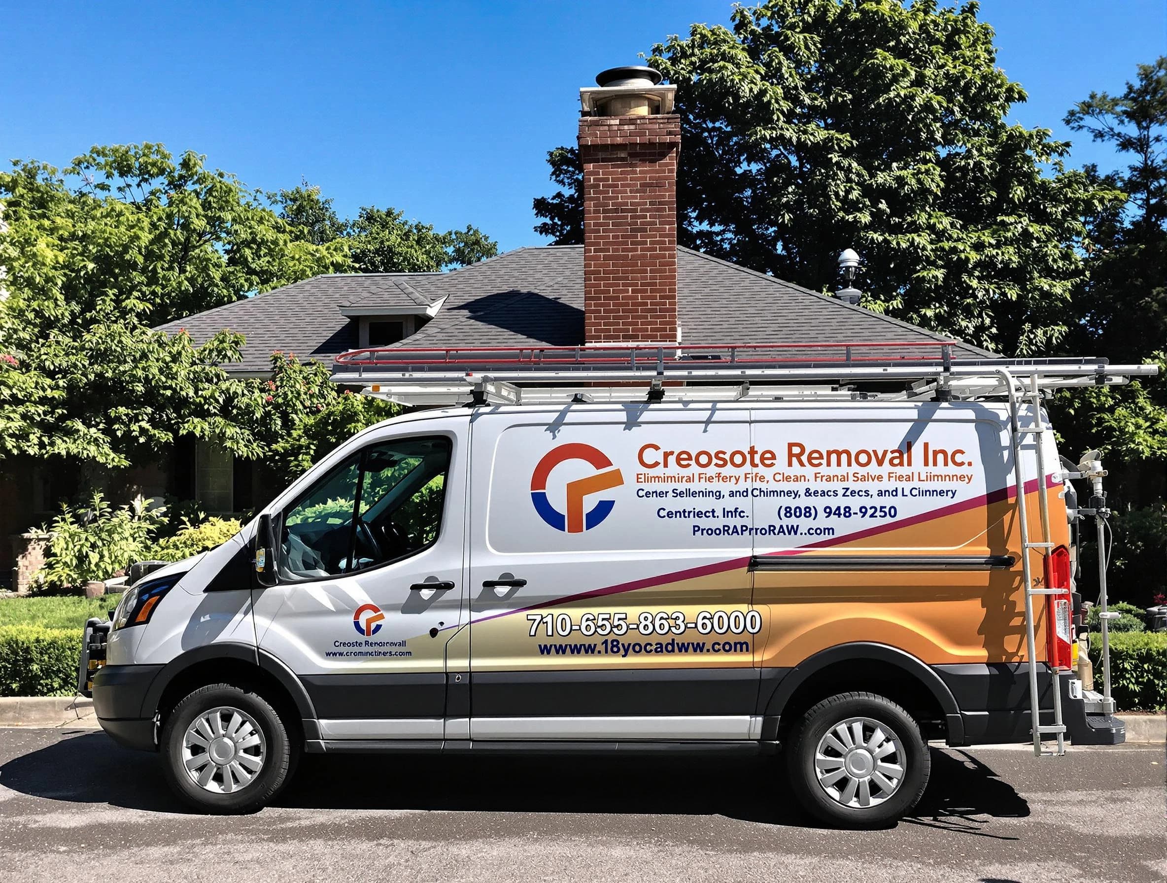 Peabody Chimney Sweep technician removing creosote safely in Peabody, MA