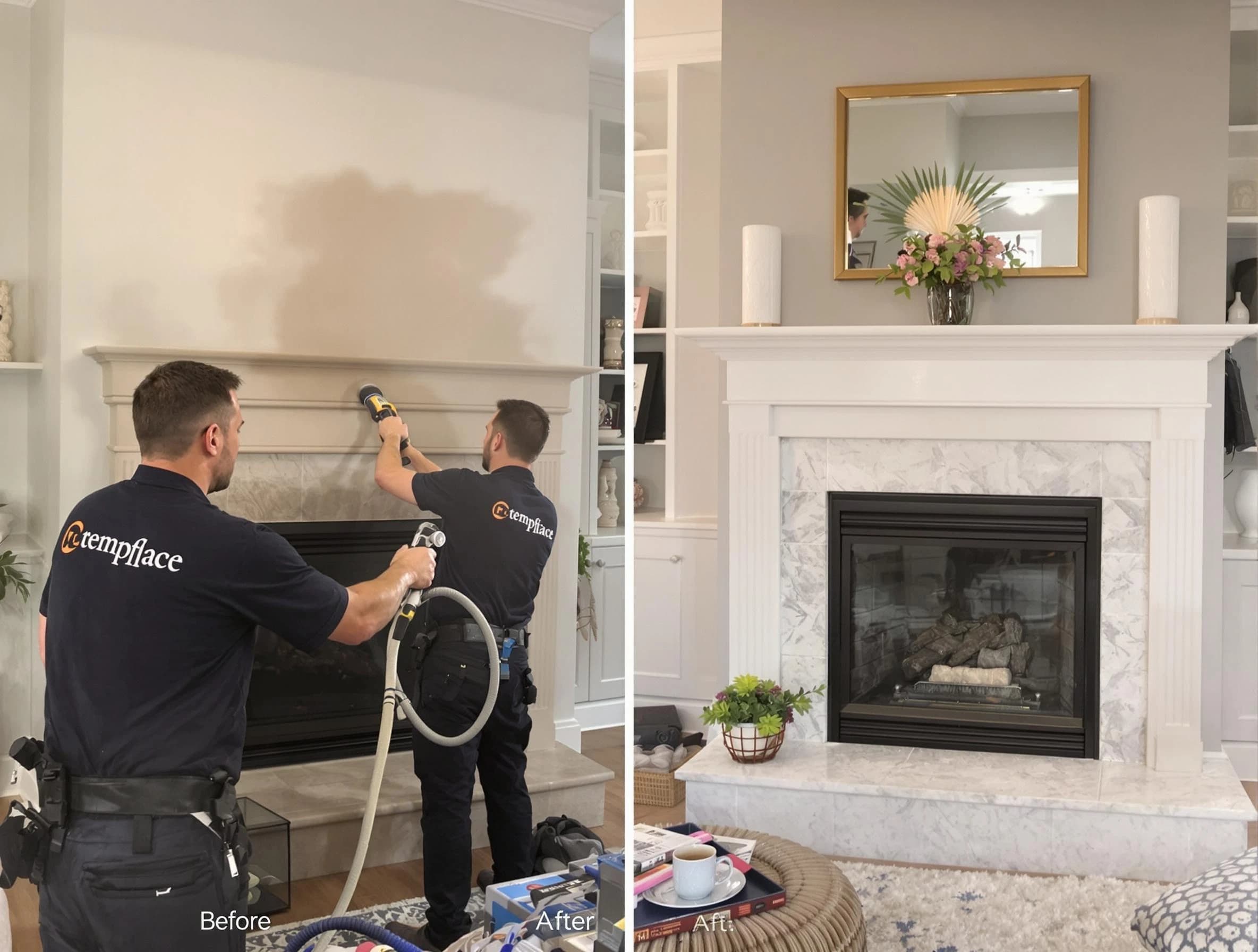 Professional soot removal by Peabody Chimney Sweep team in Peabody, MA