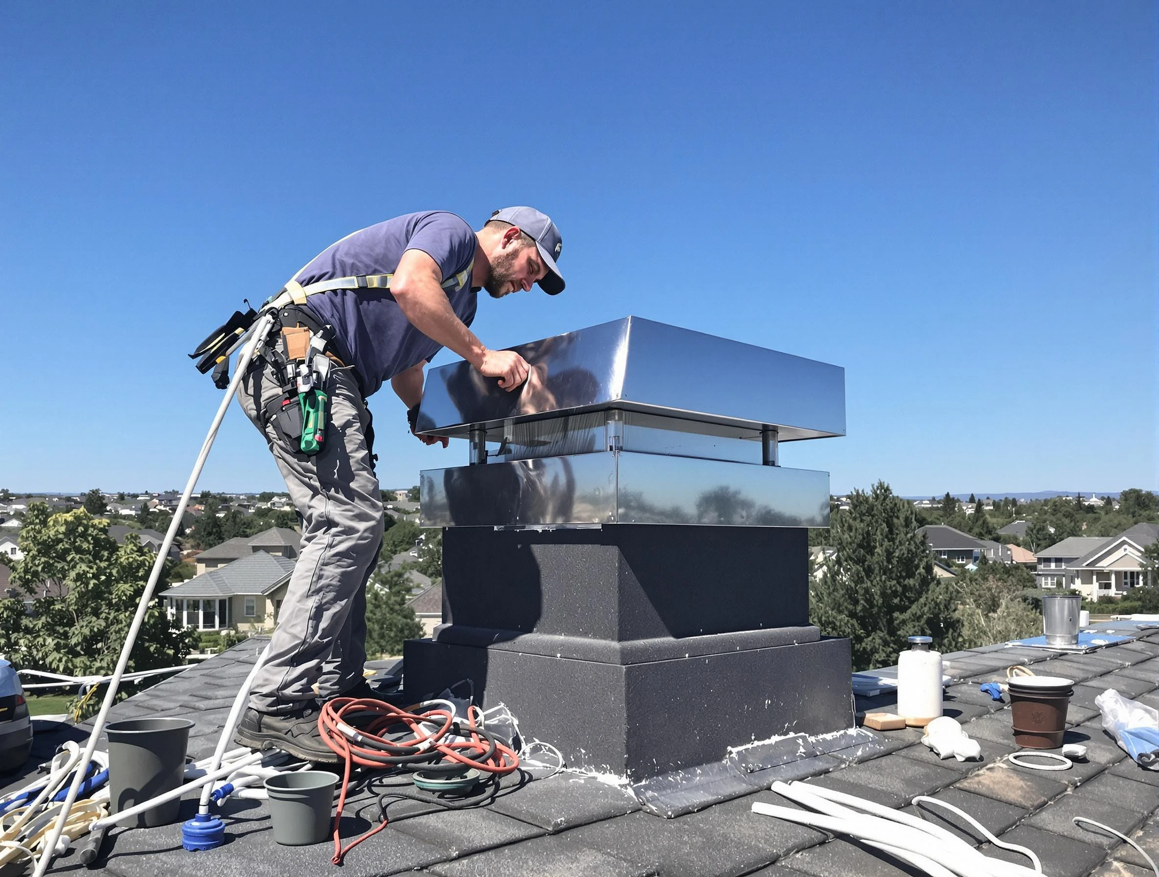 Chimney Cap Services service in Peabody, MA