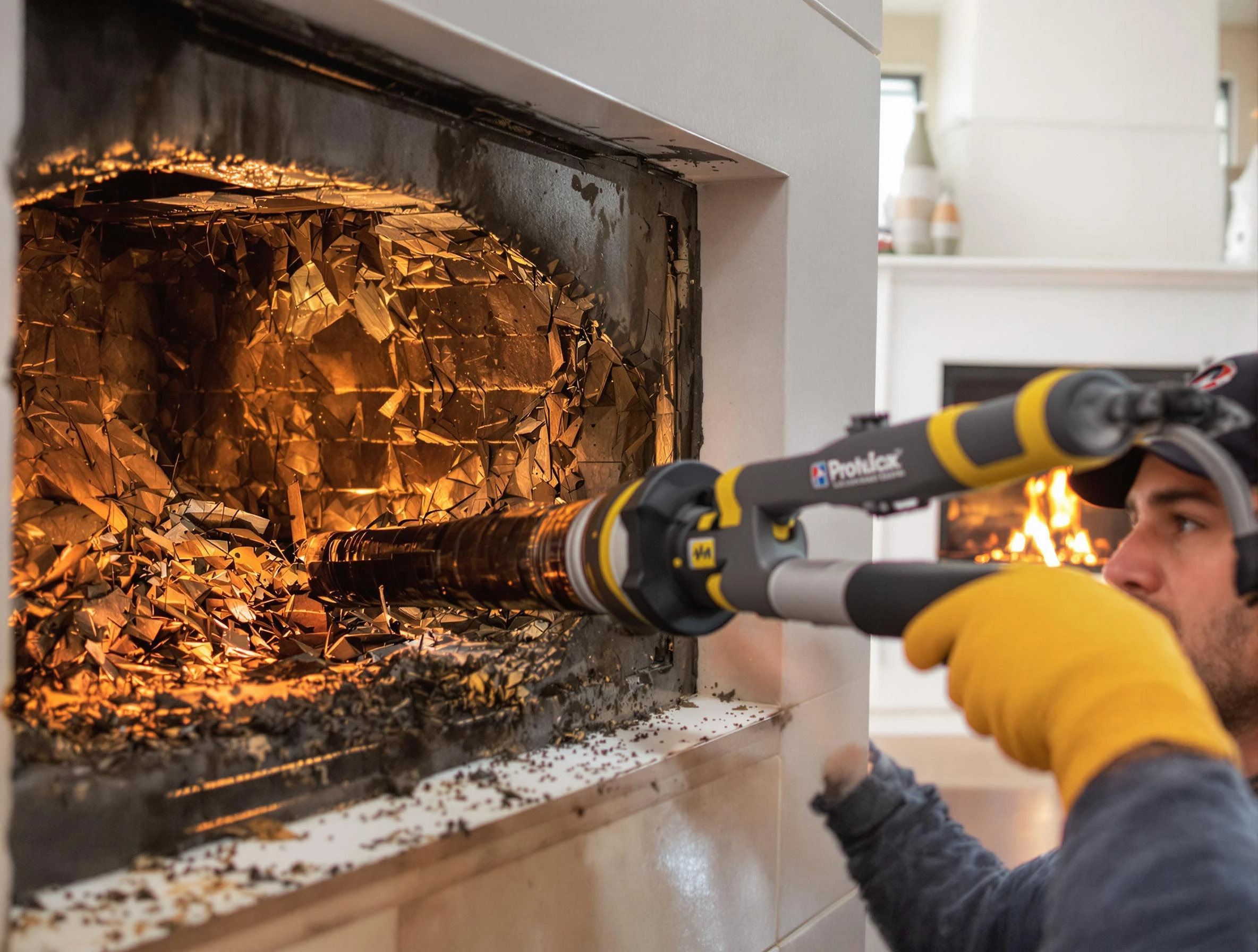 Professional chimney cleaning by Peabody Chimney Sweep in Peabody, MA