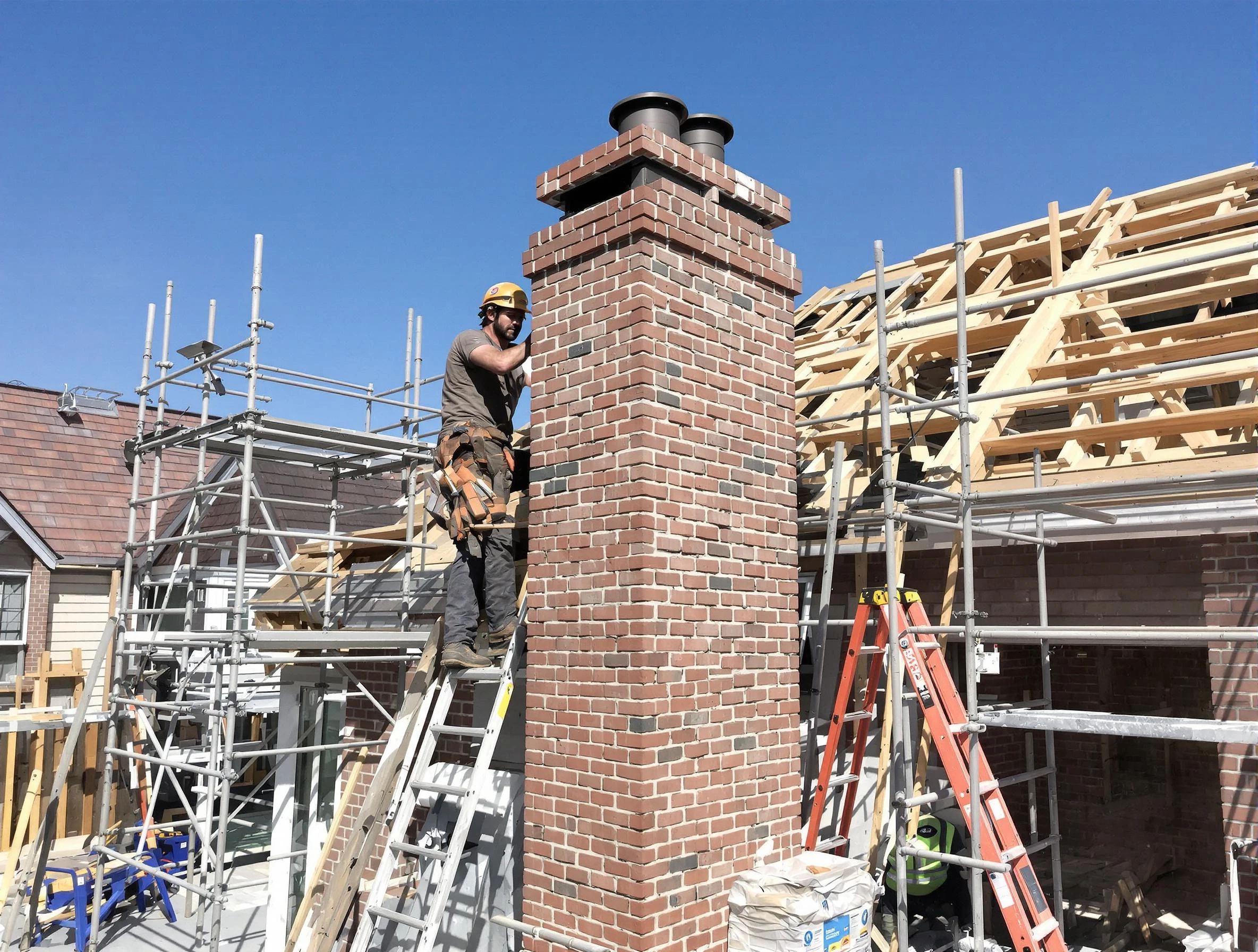 New chimney installation completed by Peabody Chimney Sweep in Peabody, MA